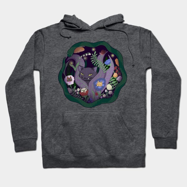 The Garden of Fang and Claw Hoodie by Jilla Donuts